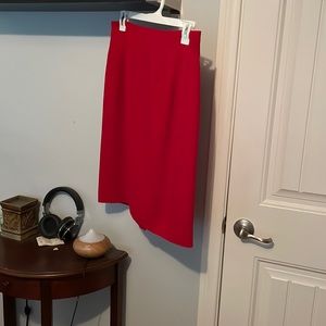 Red Pencil Skirt